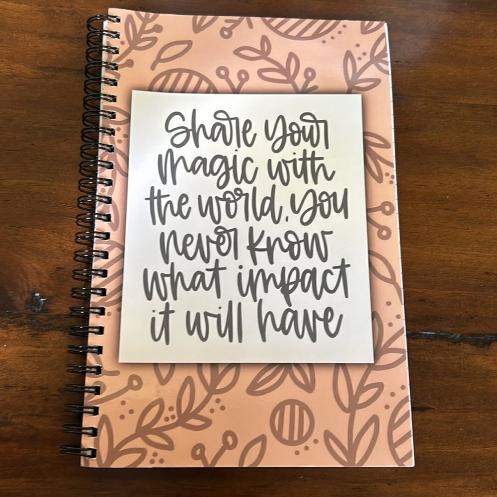 Notebook lined pages NEW